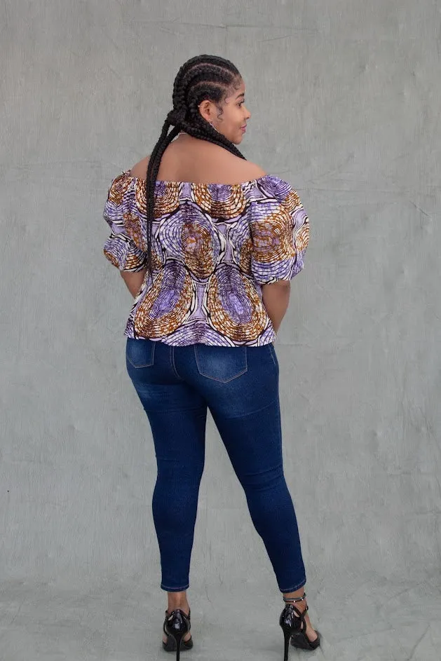 Itire Smocked Top- Lilac