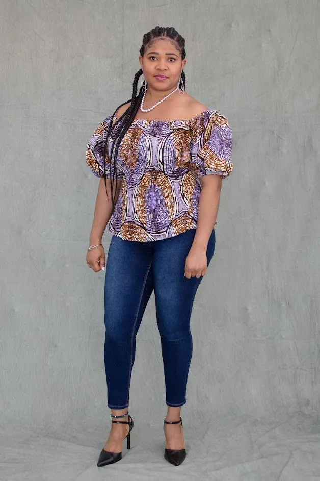 Itire Smocked Top- Lilac