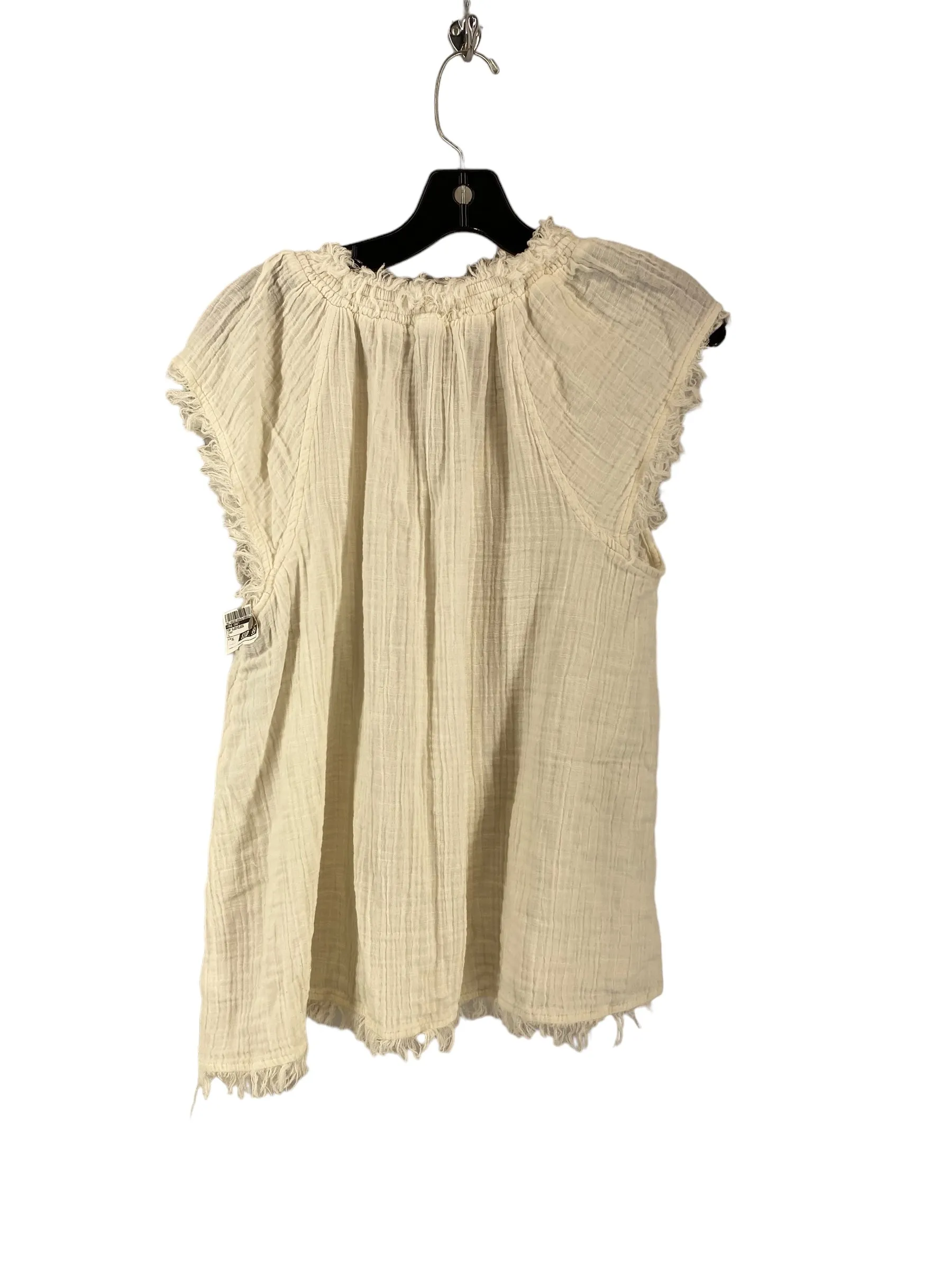 Ivory Top Sleeveless True Craft, Size Xl