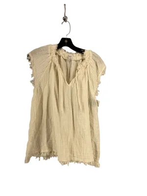 Ivory Top Sleeveless True Craft, Size Xl