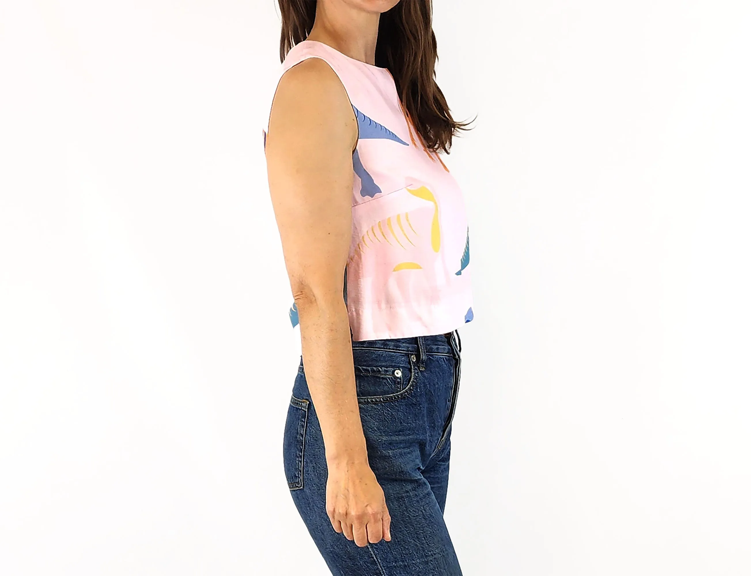 Jericho Road pink dinosaur top size 8