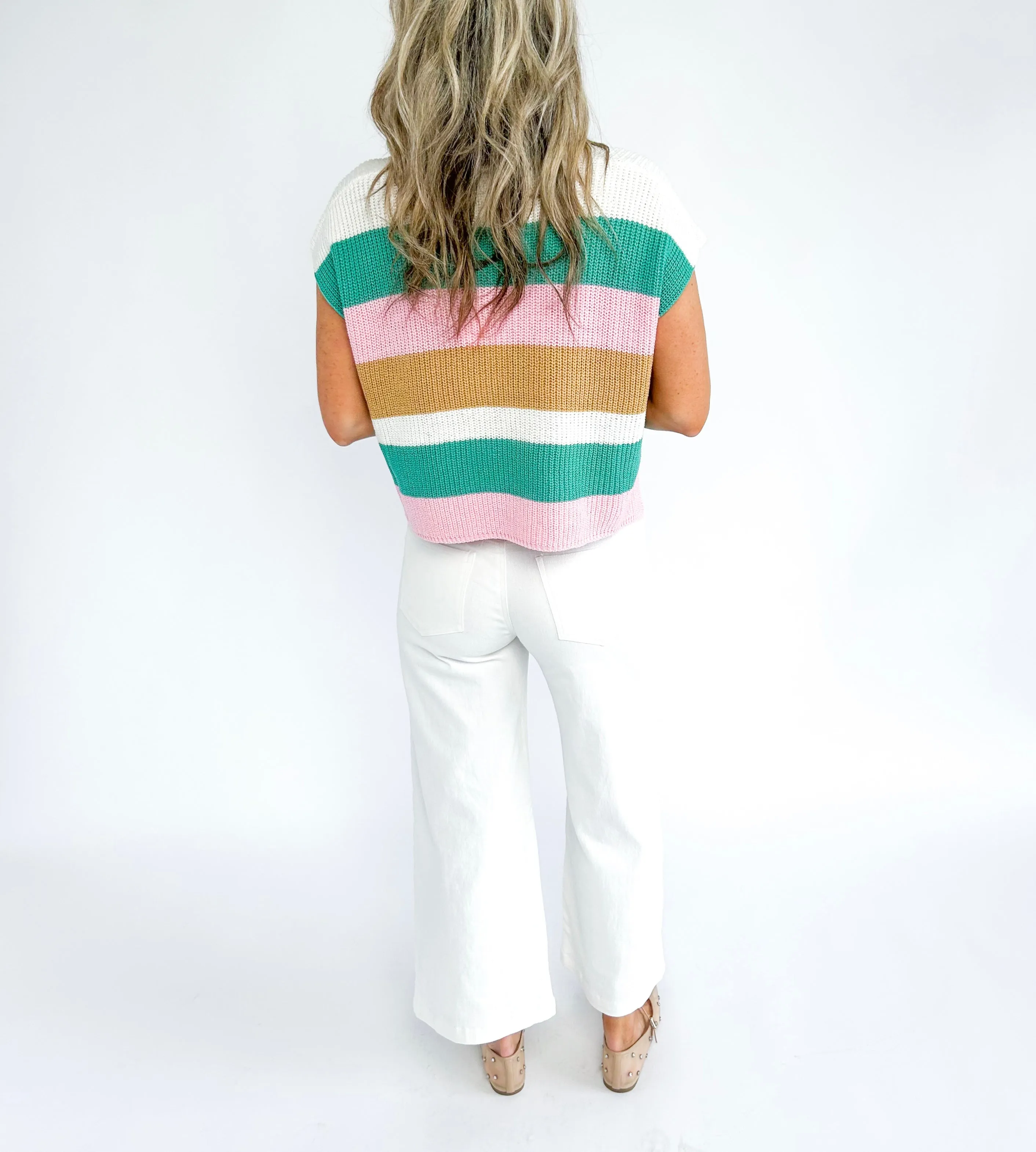 Jolie Striped Sleeveless Top