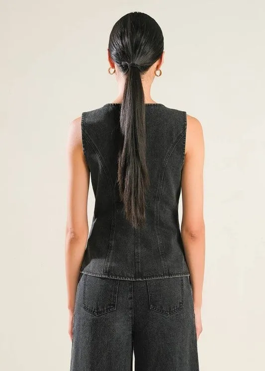 Joplin Button Vest