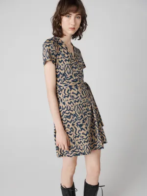 Julian Short Sleeve Wrap Dress