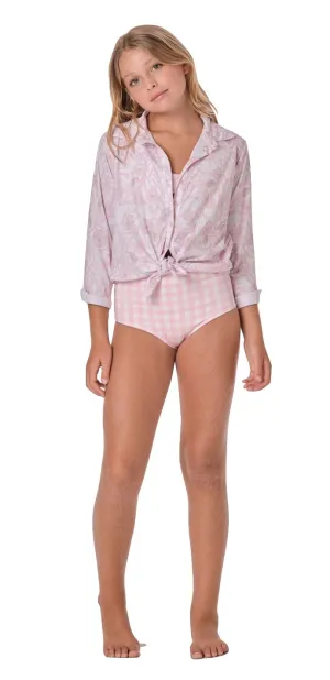 Just Pink Button Up Shirt