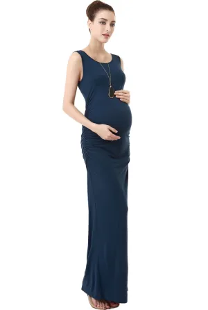 Kimi   Kai Maternity "Charlotte" Tank Column Maxi Dress
