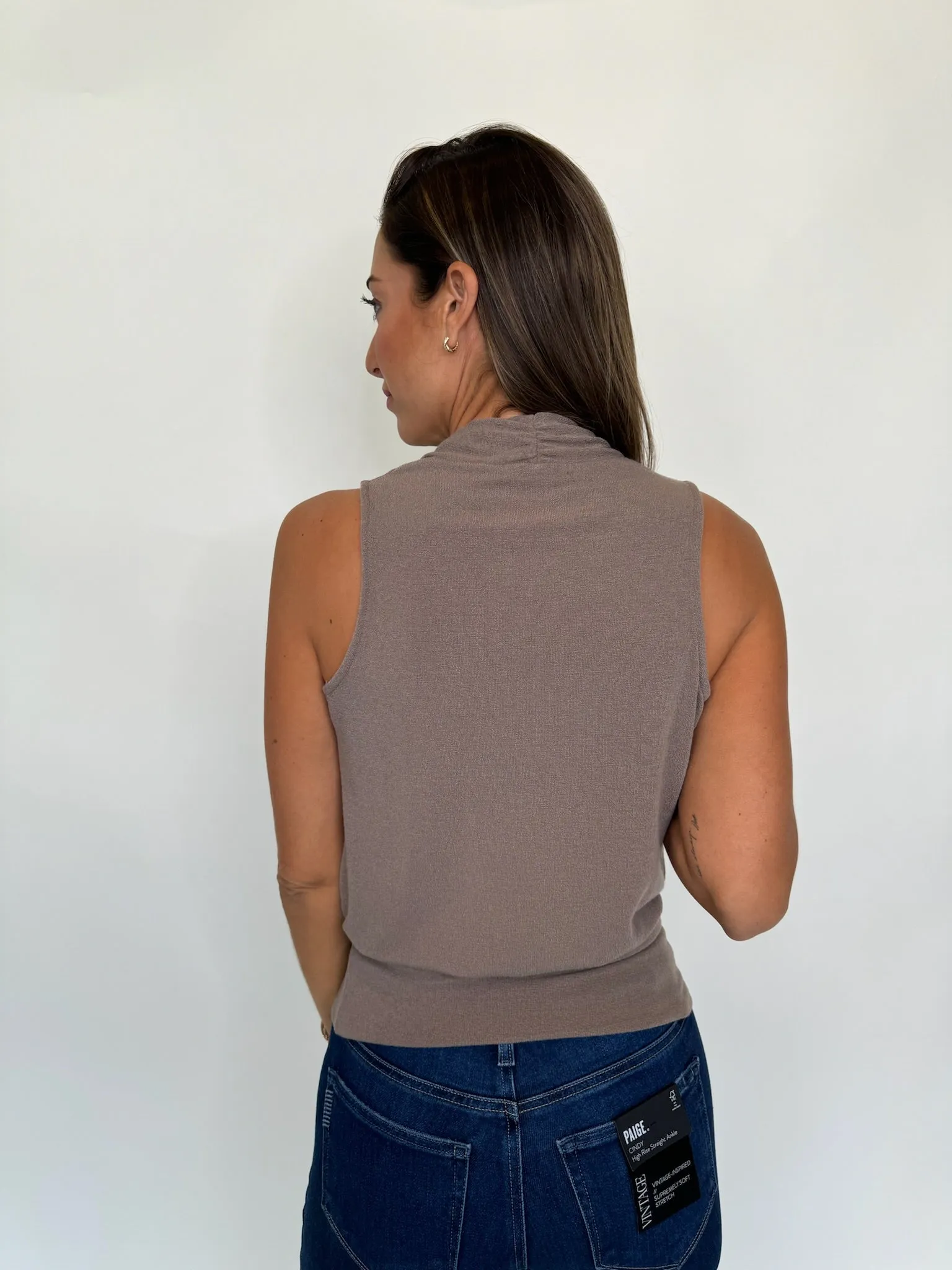 KLD Sleeveless Surplice Top