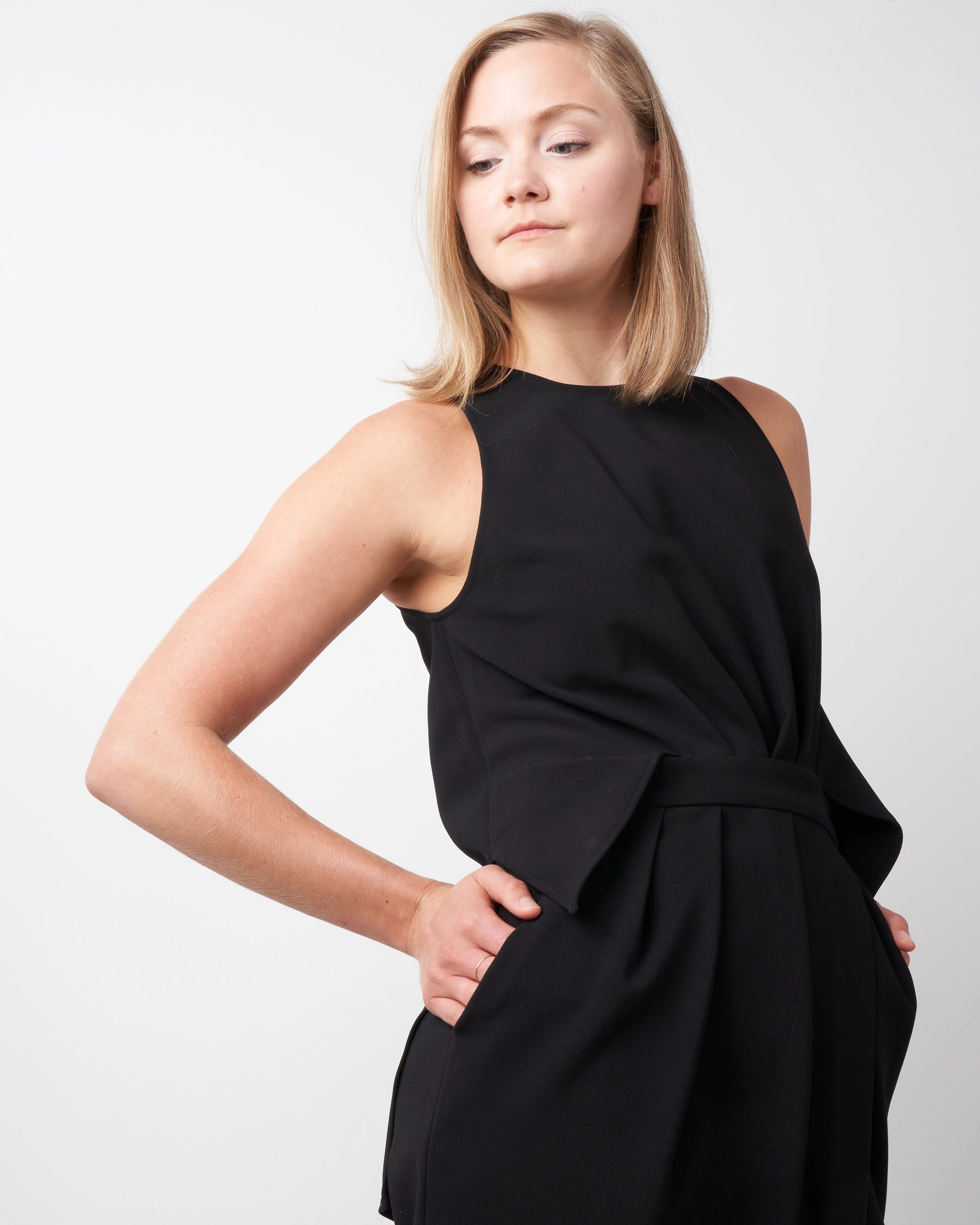 klein dress - black