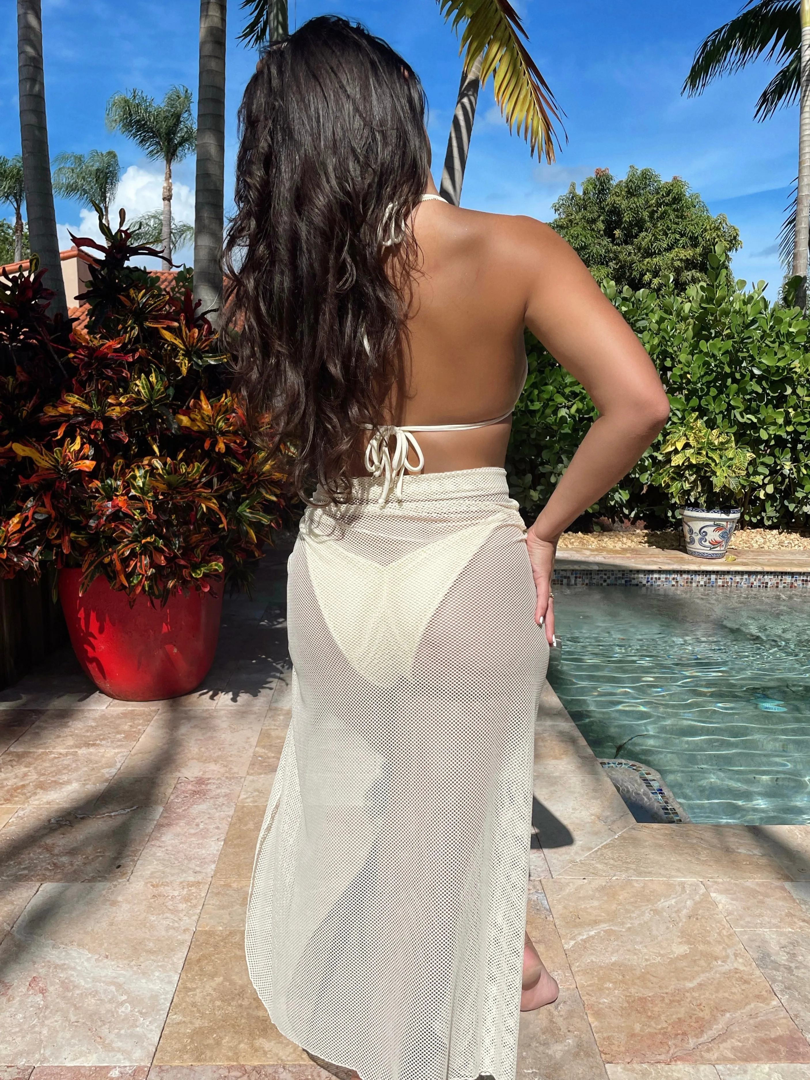 Knit Beach Wrap
