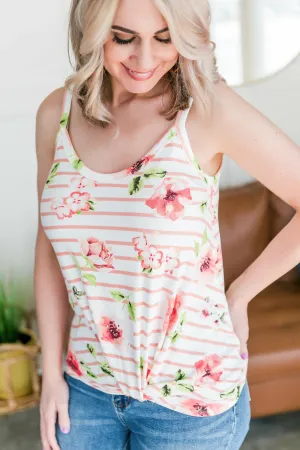 Knot To Be Outdone Top In Blush
