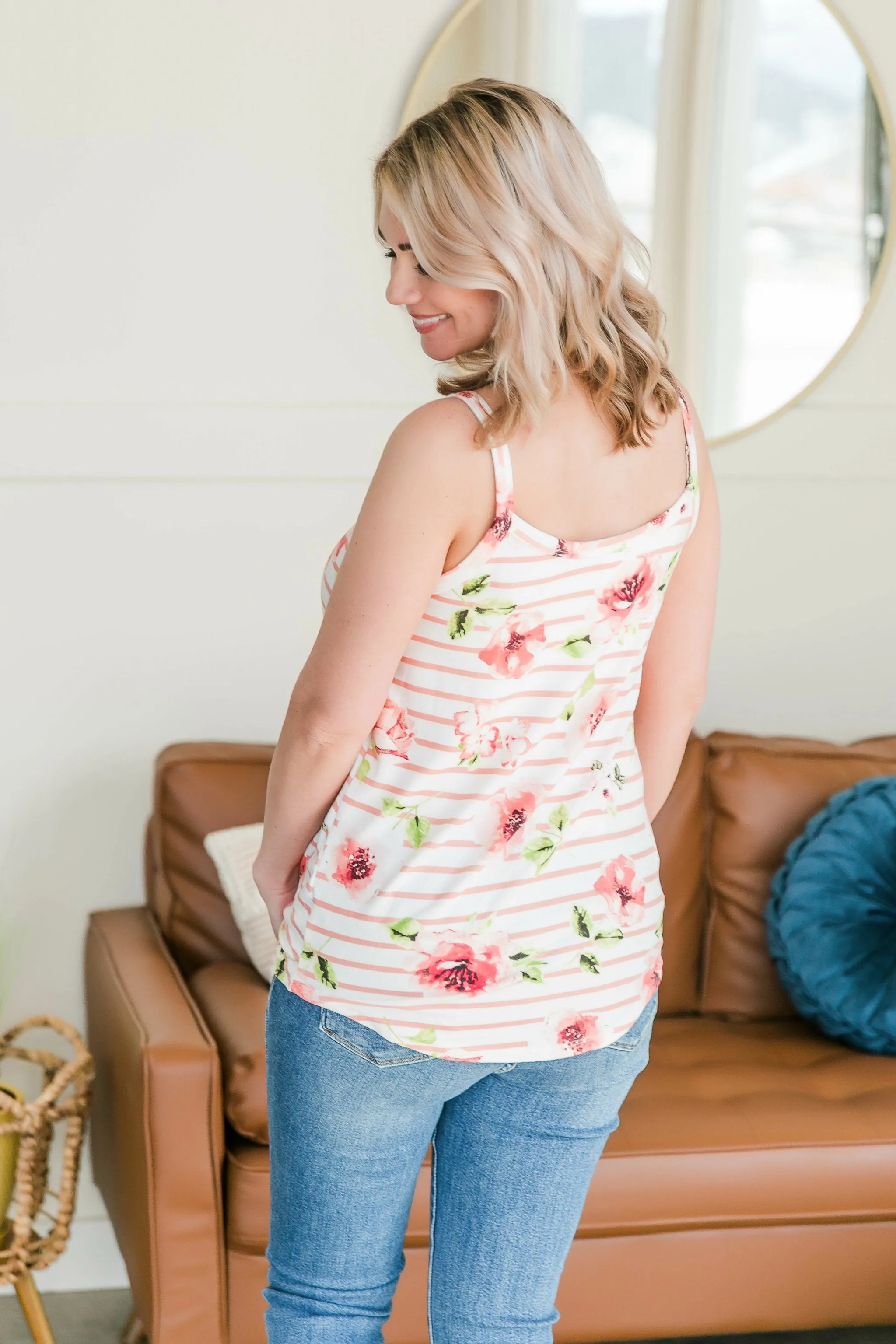 Knot To Be Outdone Top In Blush