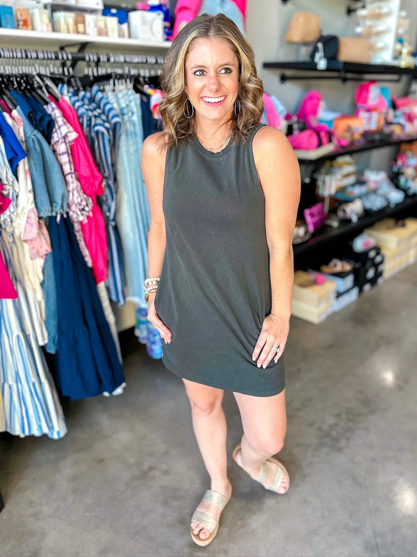 Lauren Basic Sleeveless Dress
