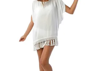 Layla - Fringed Beach Shirt