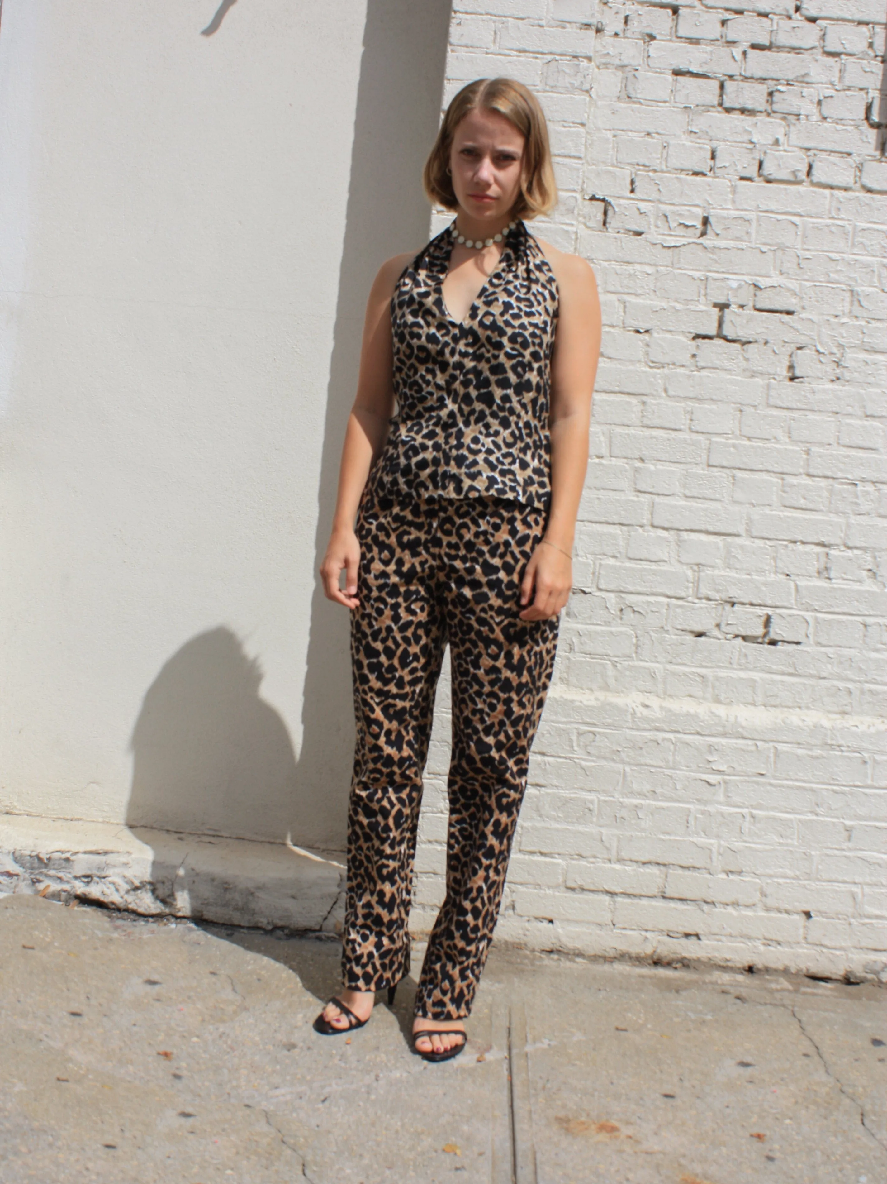 Leopard Halter Set