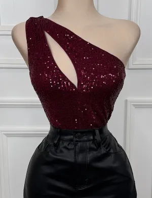 LEXIE WINE  BODYSUIT