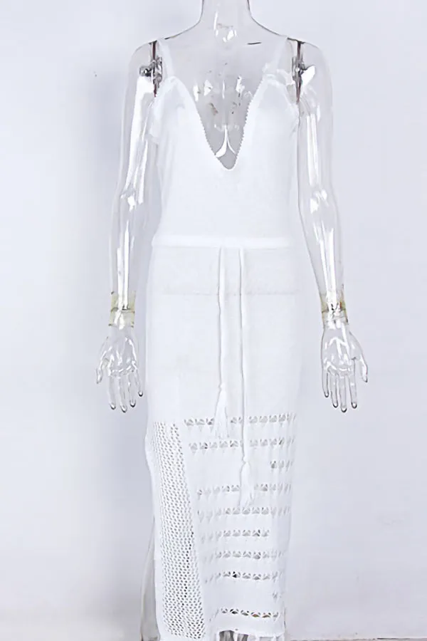 Loose Fringed Beach Blouse