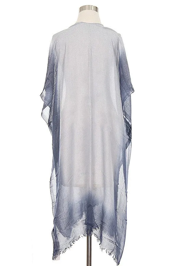 Lurex Tie Dye Printing Shawl - women