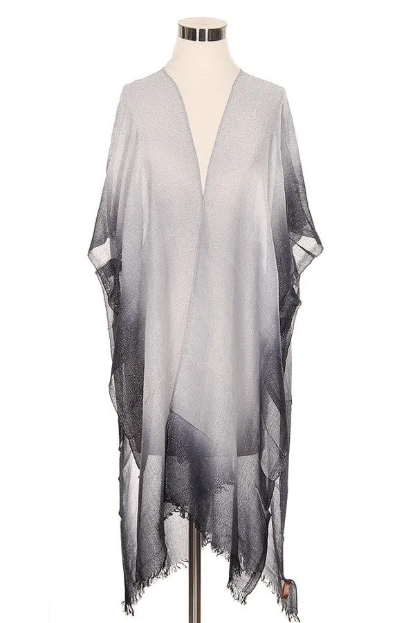 Lurex Tie Dye Printing Shawl - women