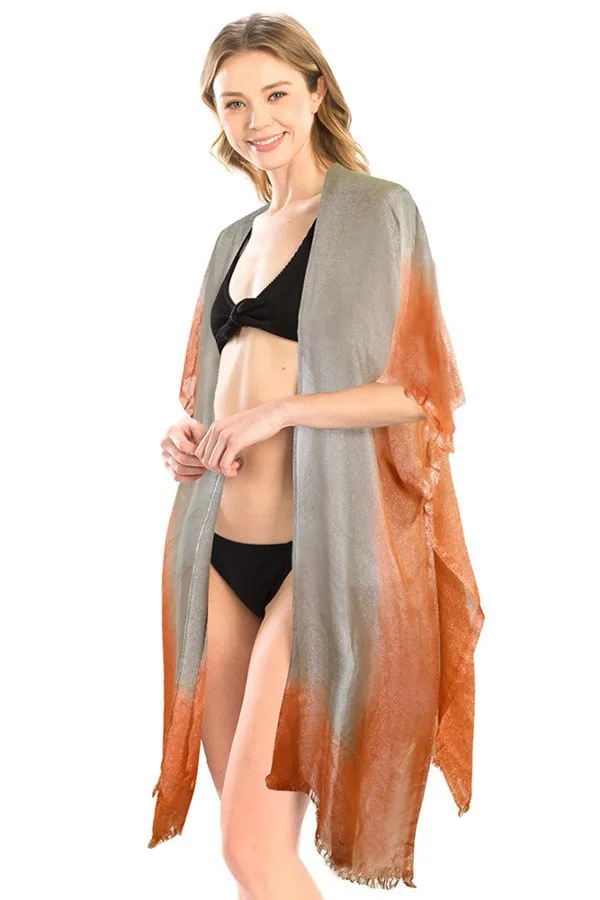 Lurex Tie Dye Printing Shawl - women