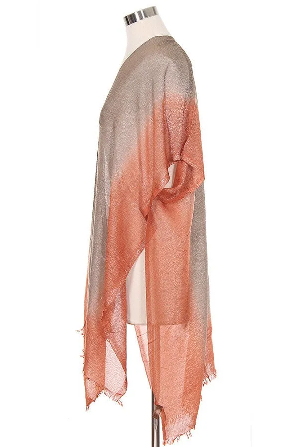Lurex Tie Dye Printing Shawl - women