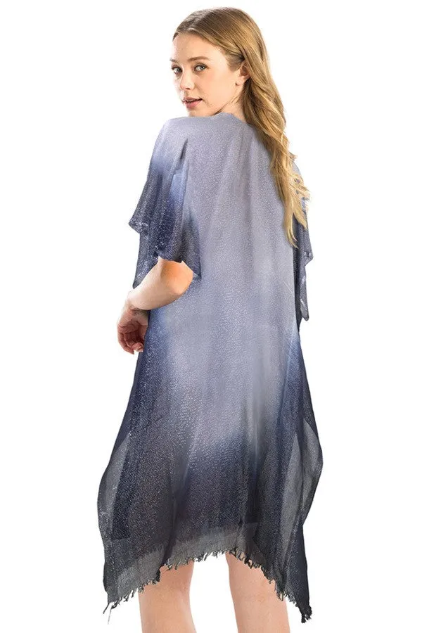 Lurex Tie Dye Printing Shawl - women