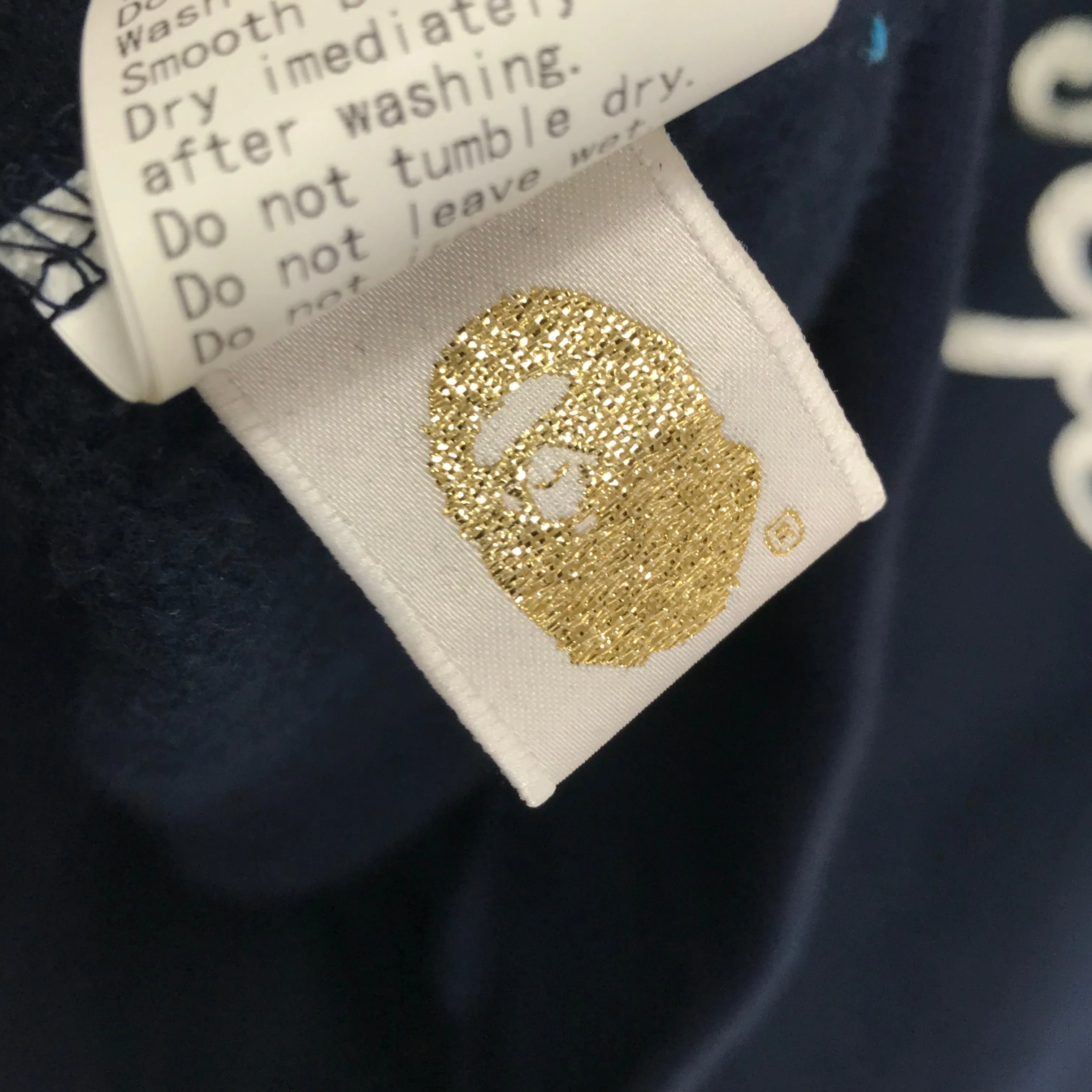 [M] A Bathing Ape Bape ASNKA Sweat Stadium Jacket Navy