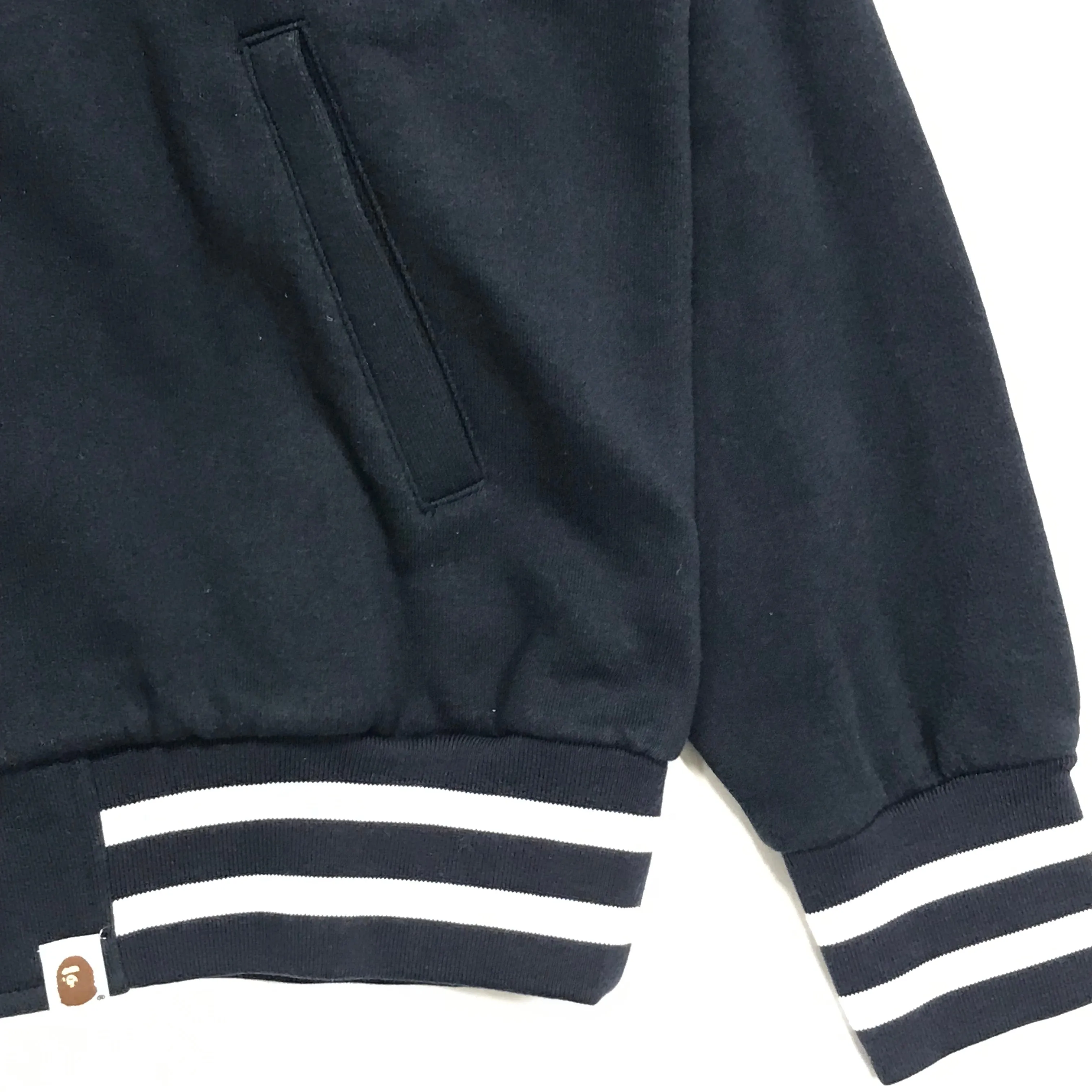 [M] A Bathing Ape Bape ASNKA Sweat Stadium Jacket Navy