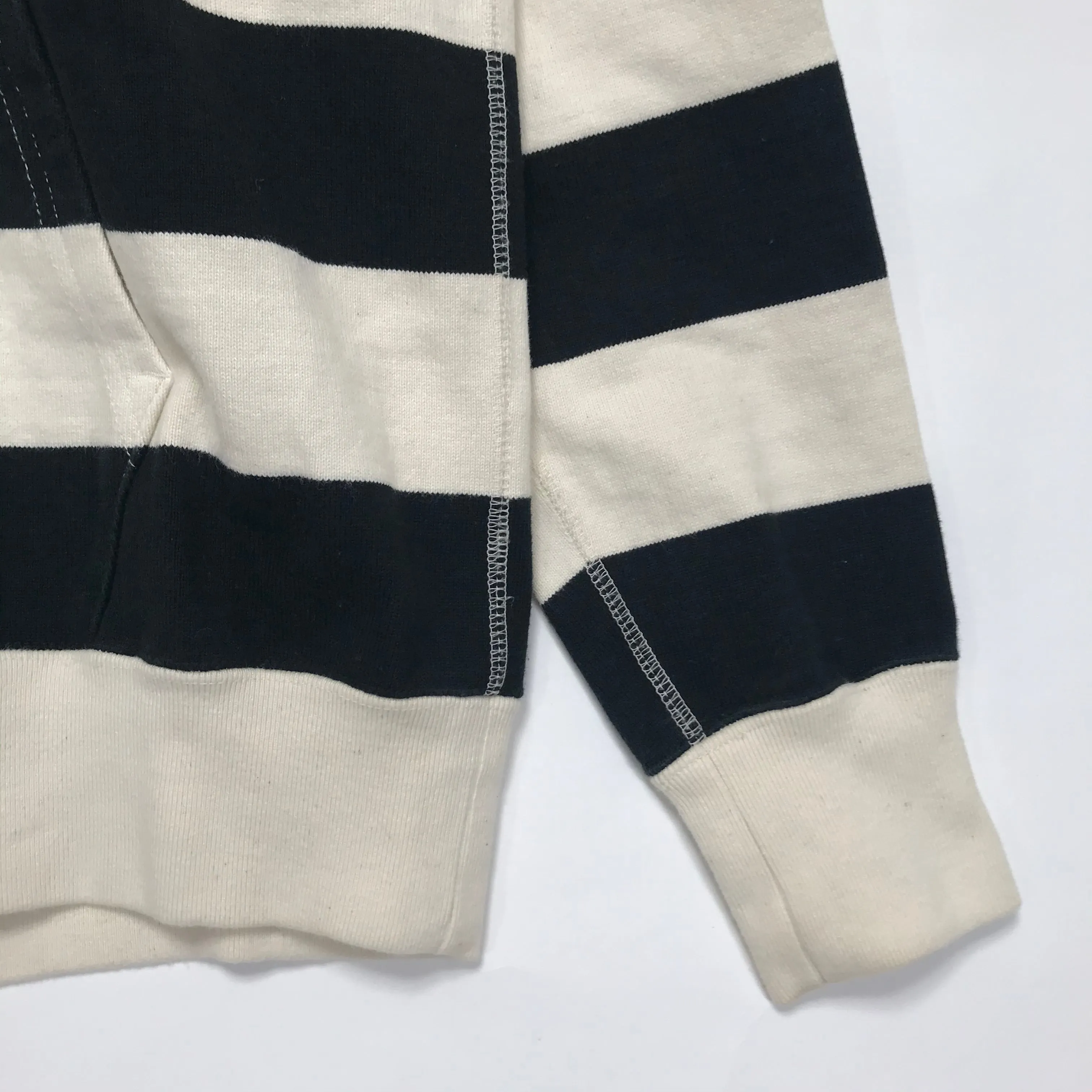 [M] A Bathing Ape Bape Crest Striped Hoodie