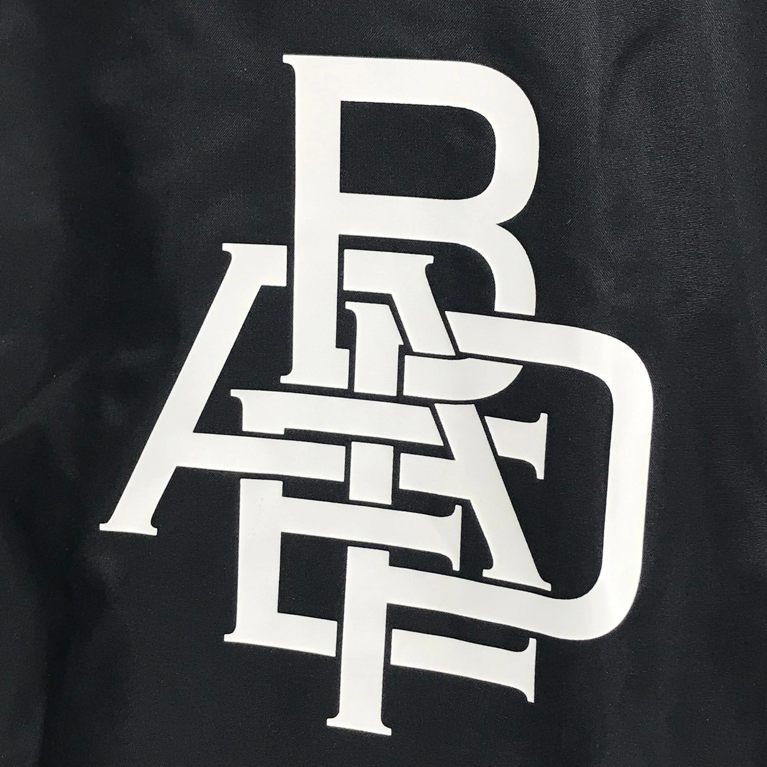 [M] A Bathing Ape Bape Nested Logo Coach Jacket Black