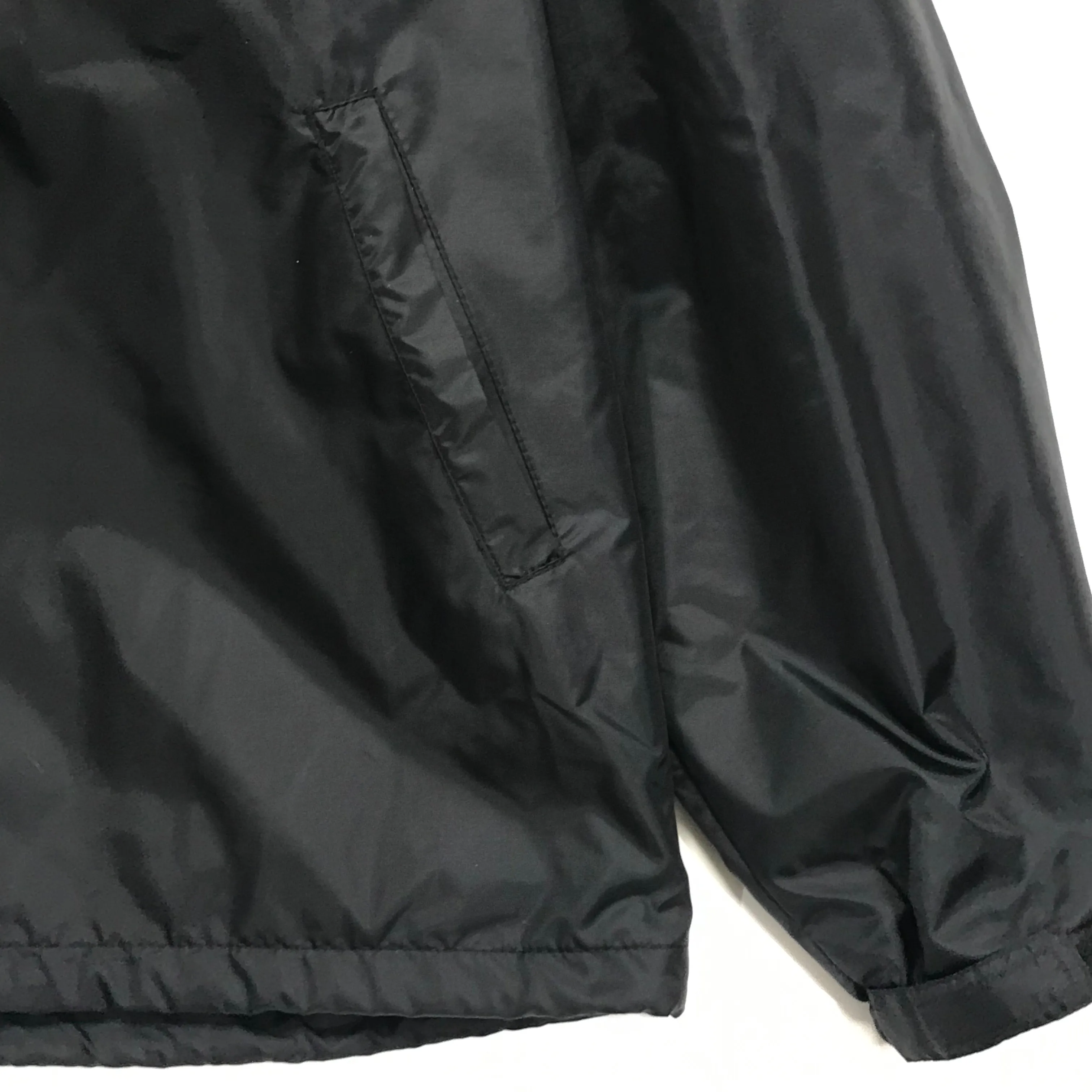 [M] A Bathing Ape Bape Nested Logo Coach Jacket Black