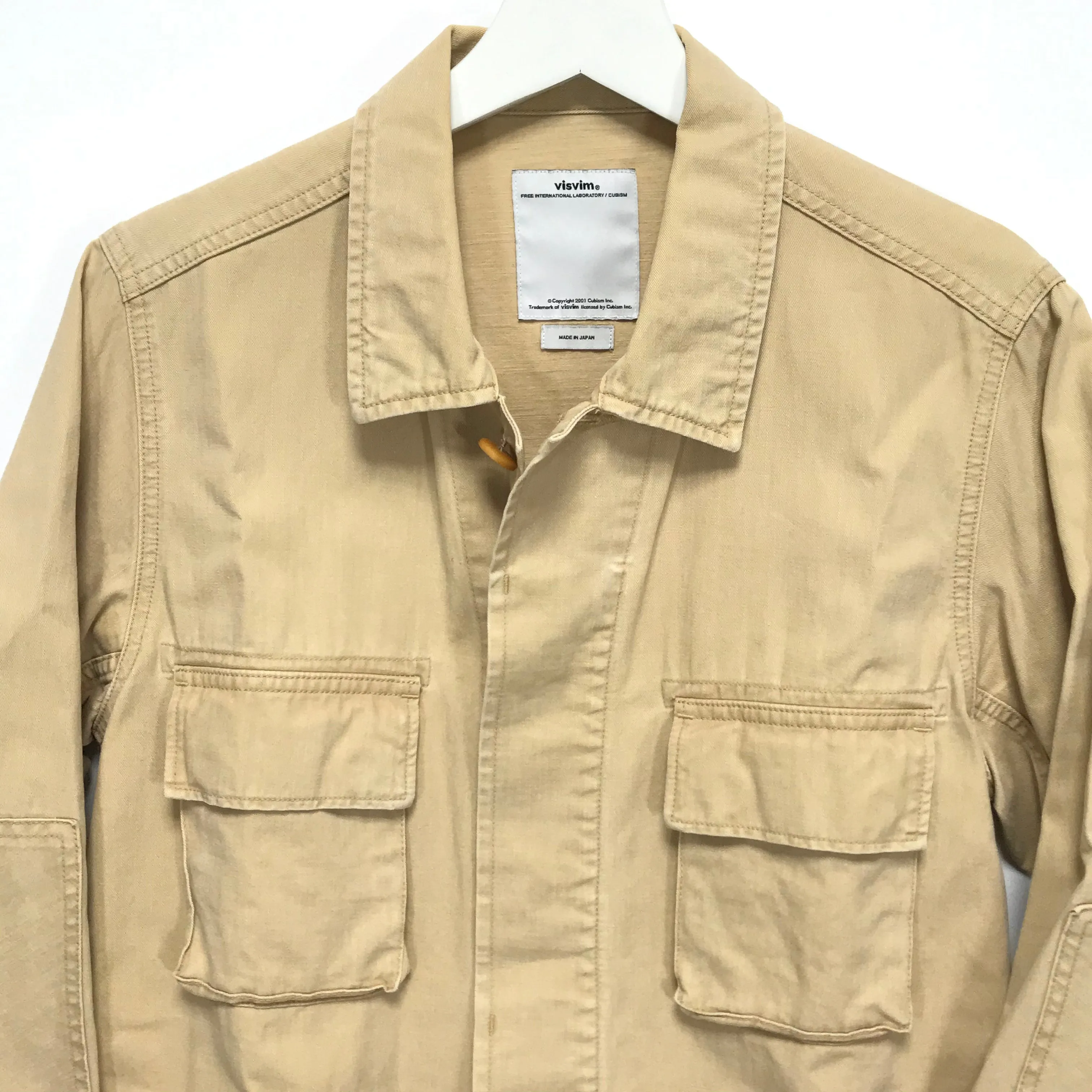 [M] Visvim 12AW Kilgore Jacket Dmgd Beige