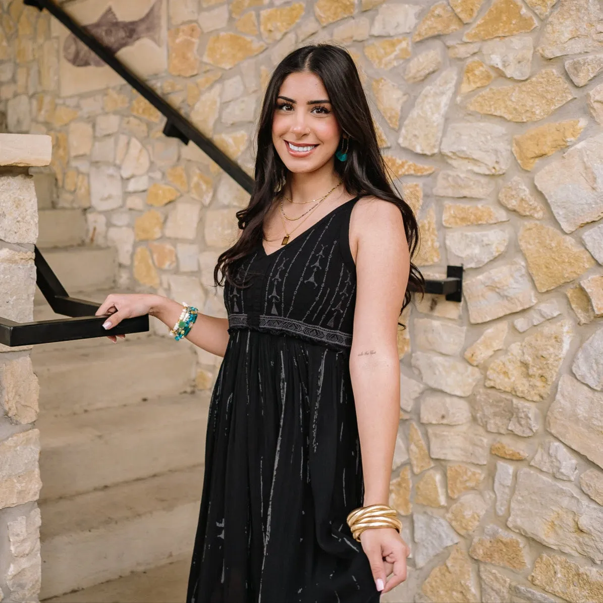 Main Street Sleeveless Maxi Dress