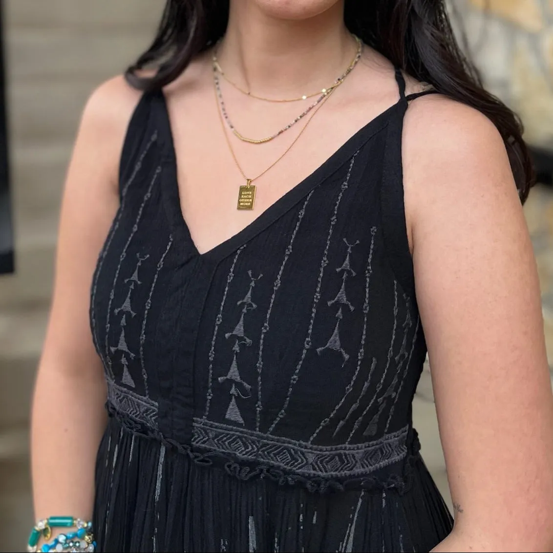 Main Street Sleeveless Maxi Dress