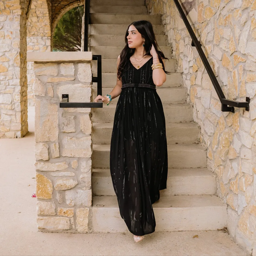 Main Street Sleeveless Maxi Dress