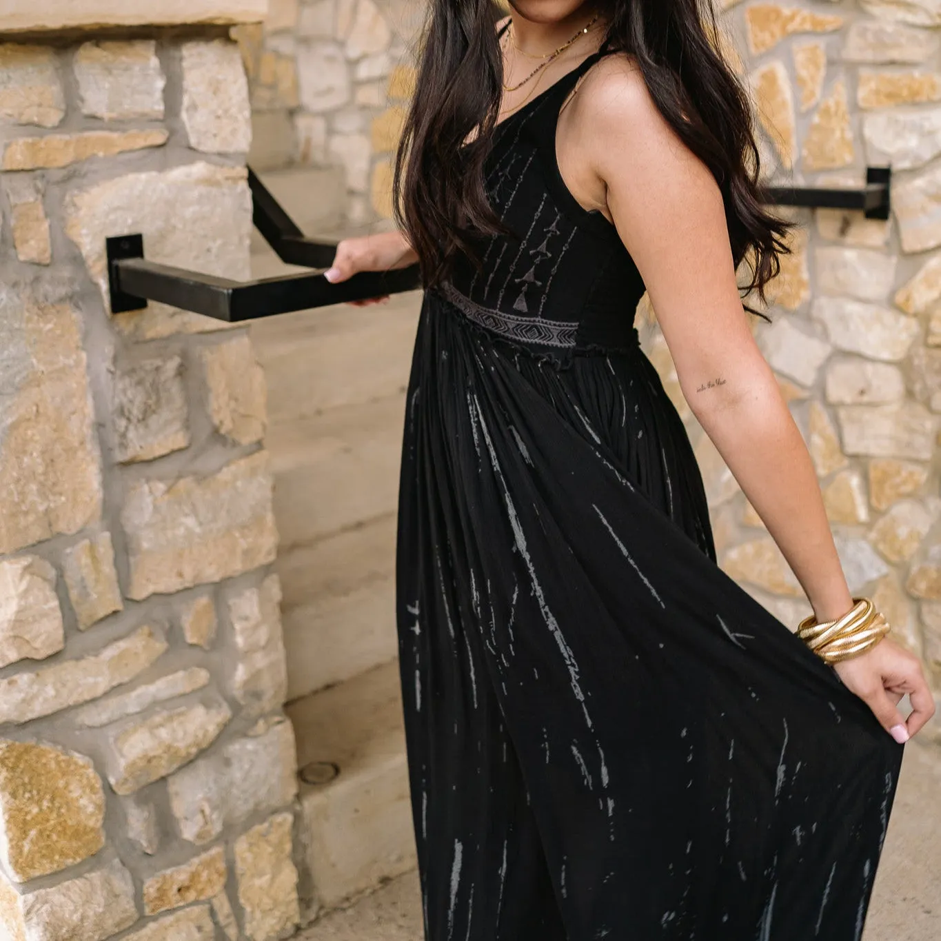 Main Street Sleeveless Maxi Dress