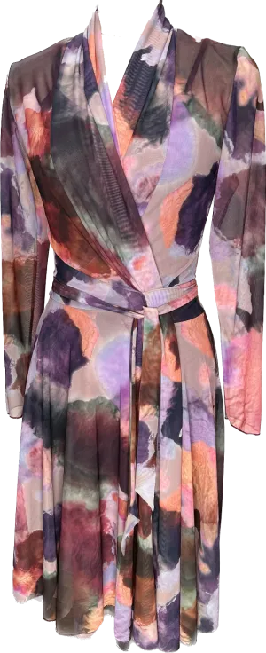 Marble Wrap Dress