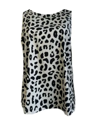 Marina Rinaldi Women's Ice Beige Fregio Sleeveless Tunic Size 18W/27 NWT