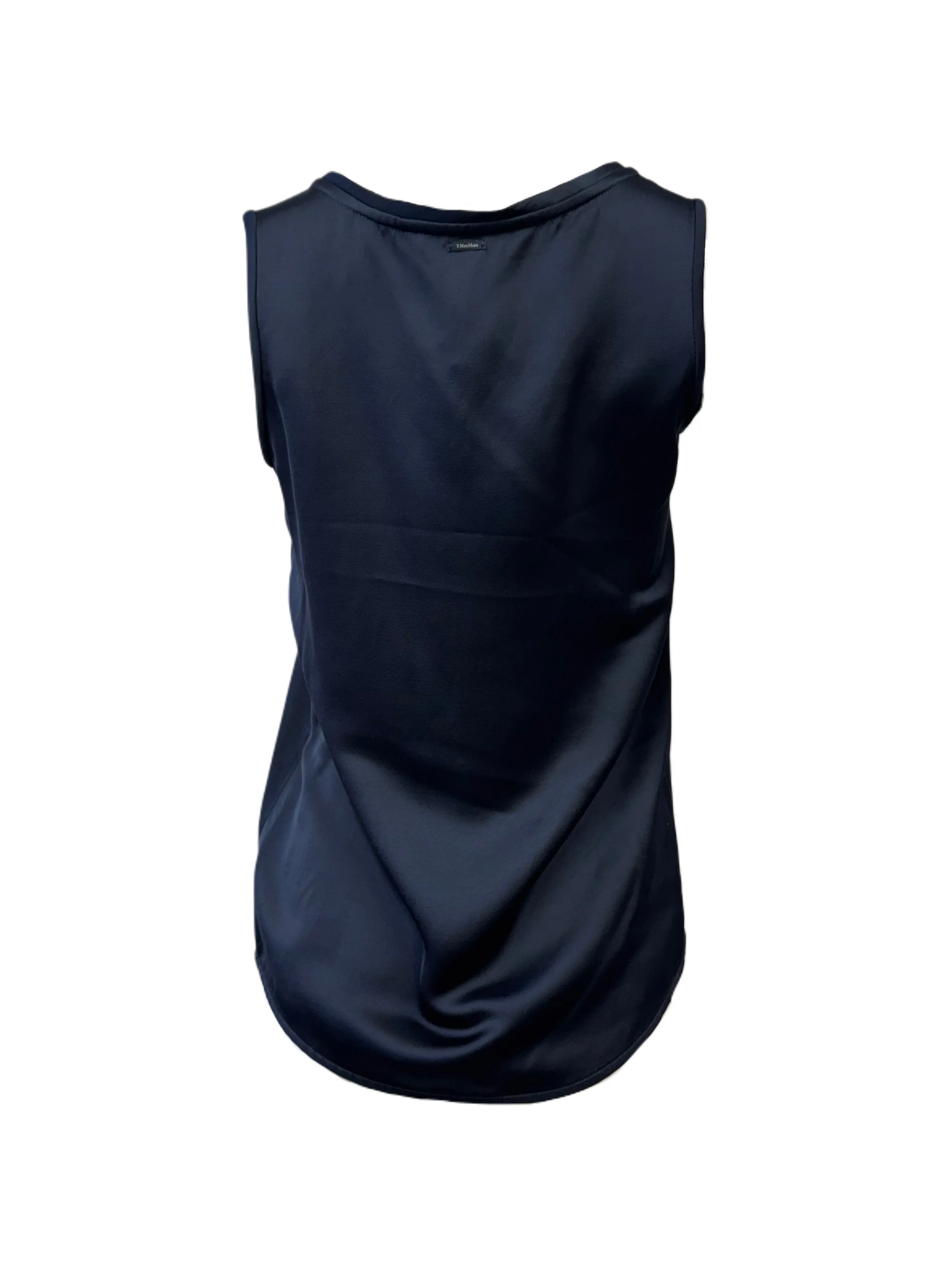 Max Mara Women's Blue Ester Pullover Blouse NWT