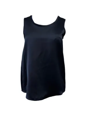Max Mara Women's Blue Ester Pullover Blouse NWT