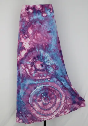 Maxi skirt - size Large - Lavender Garden centered eye