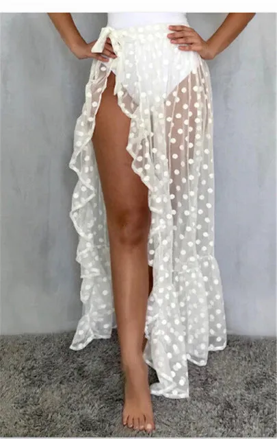 Mesh Sheer Beach Bikini Cover Ups