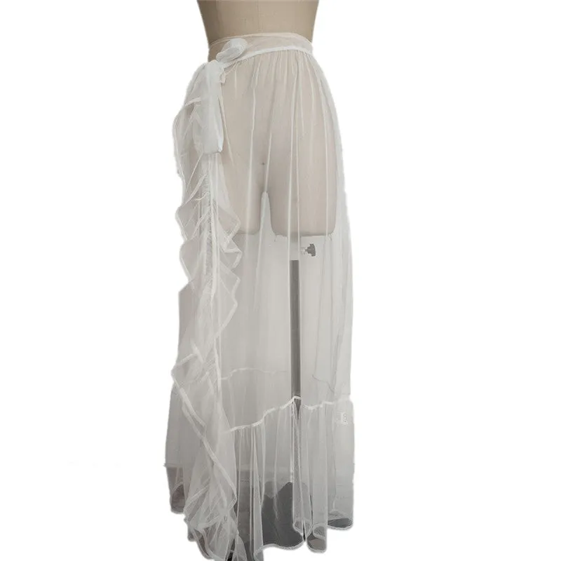 Mesh Sheer Beach Bikini Cover Ups