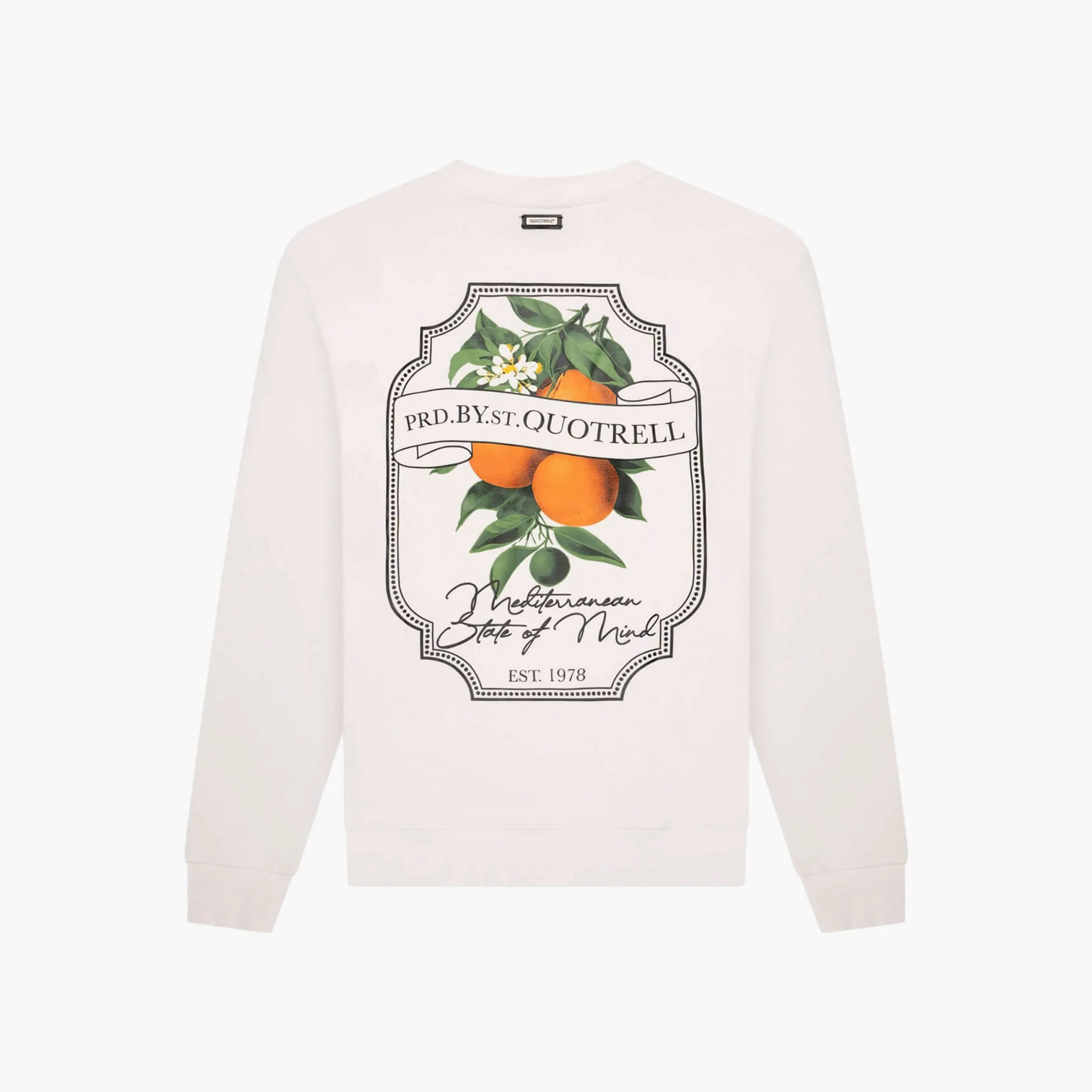 MINEOLA CREWNECK | OFF WHITE/BLACK