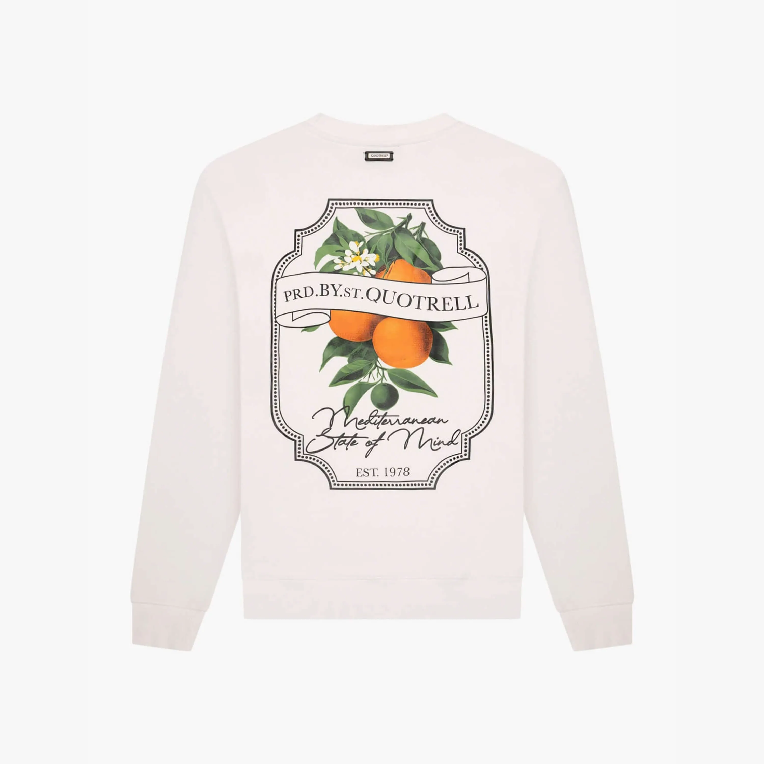MINEOLA CREWNECK | OFF WHITE/BLACK
