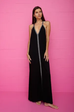 Monochromatic Pima Sundress Black