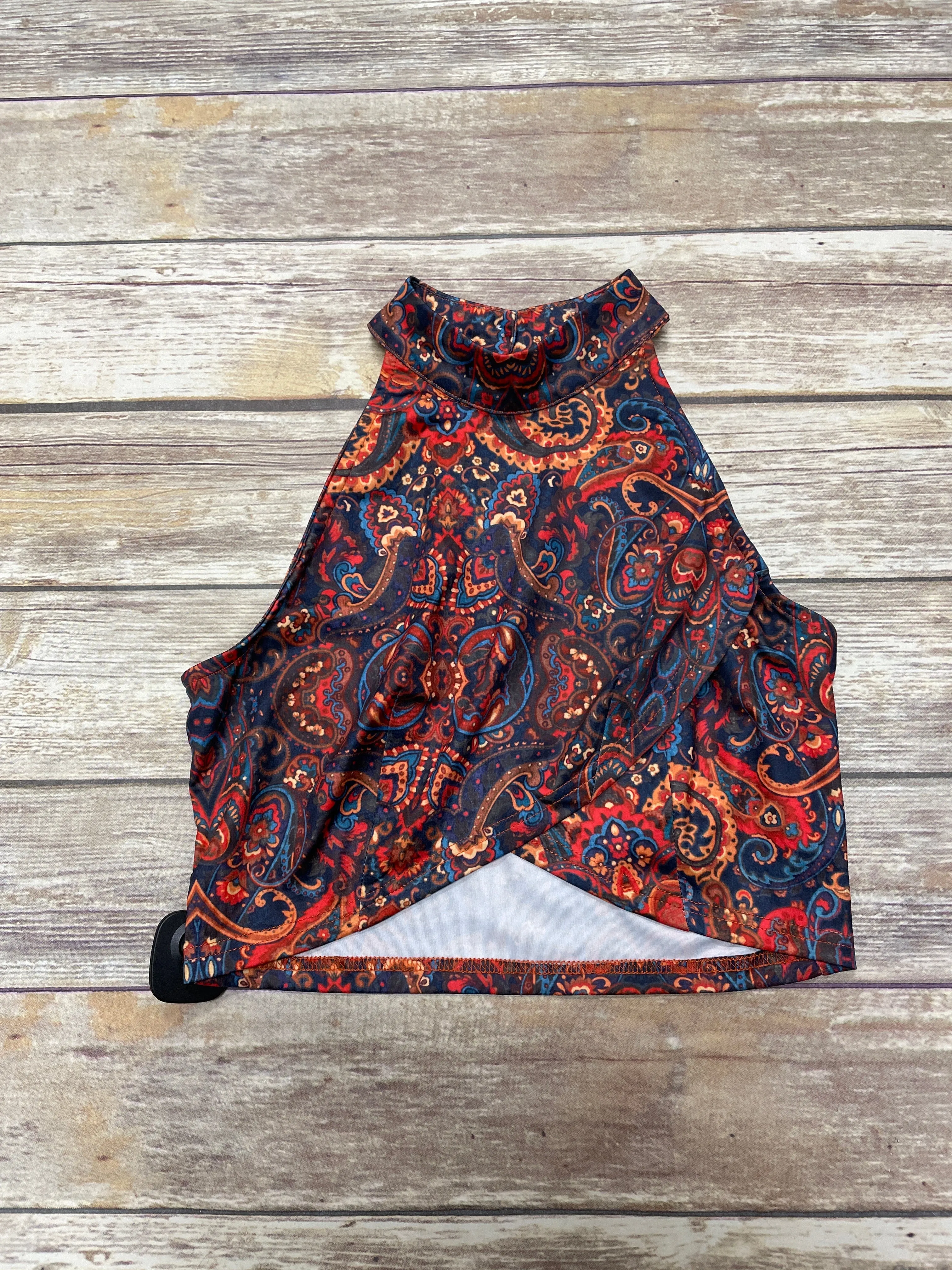 Multi-colored Top Sleeveless Shein, Size S