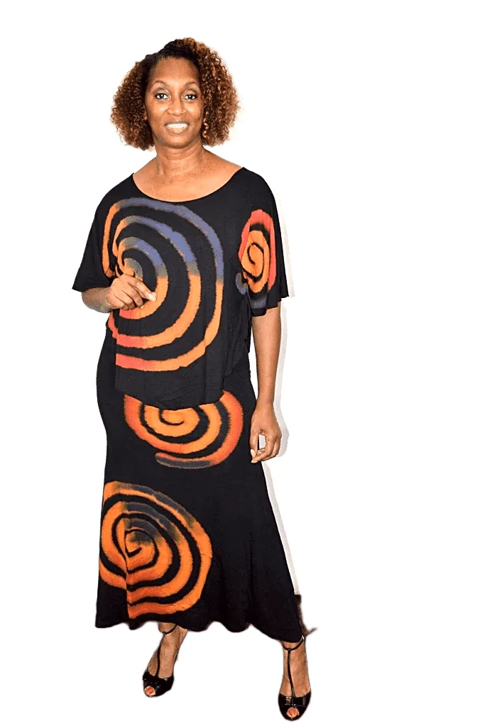 Multi Maxi Skirt Set