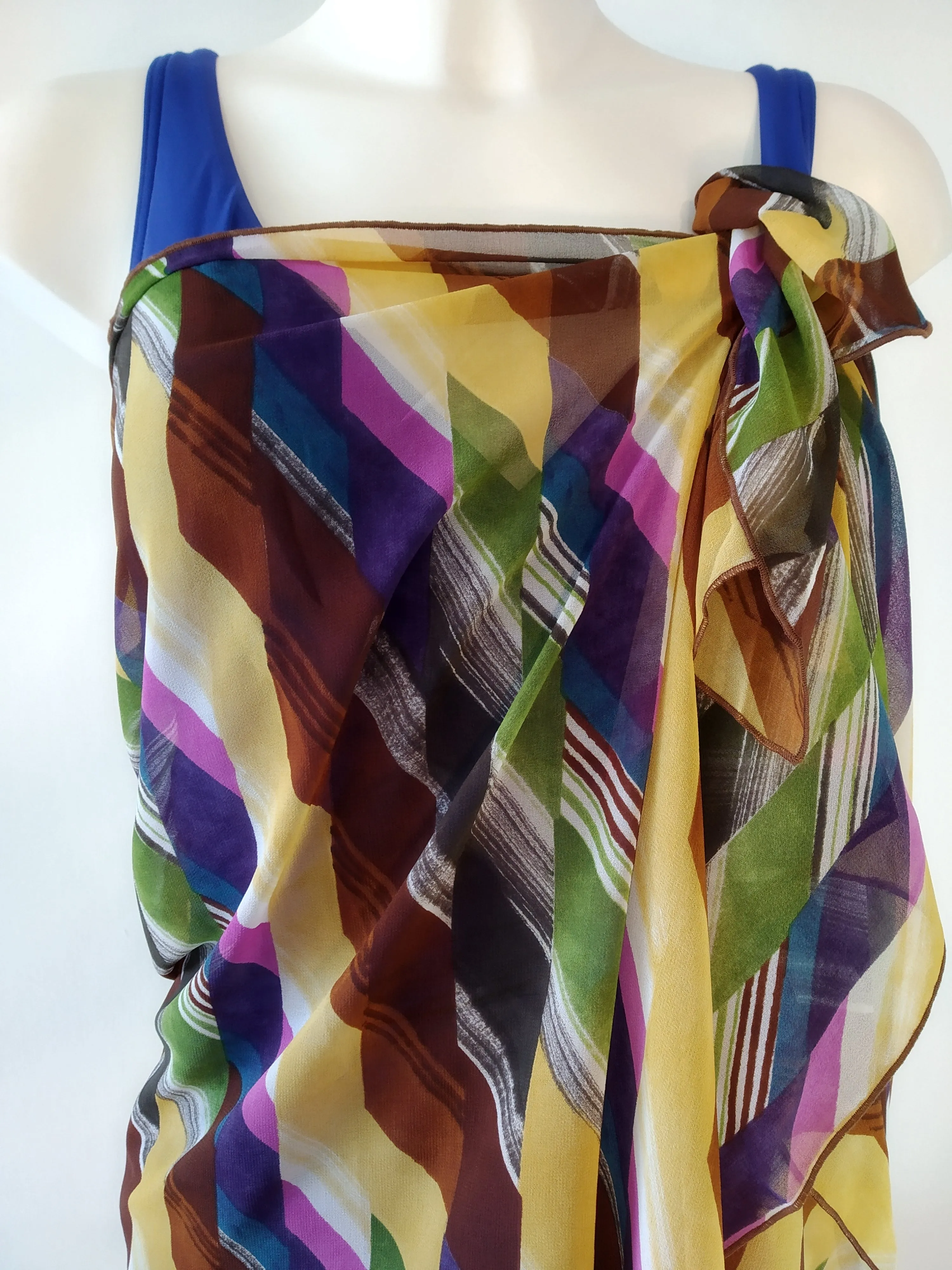 Multicolor Pareo skirt