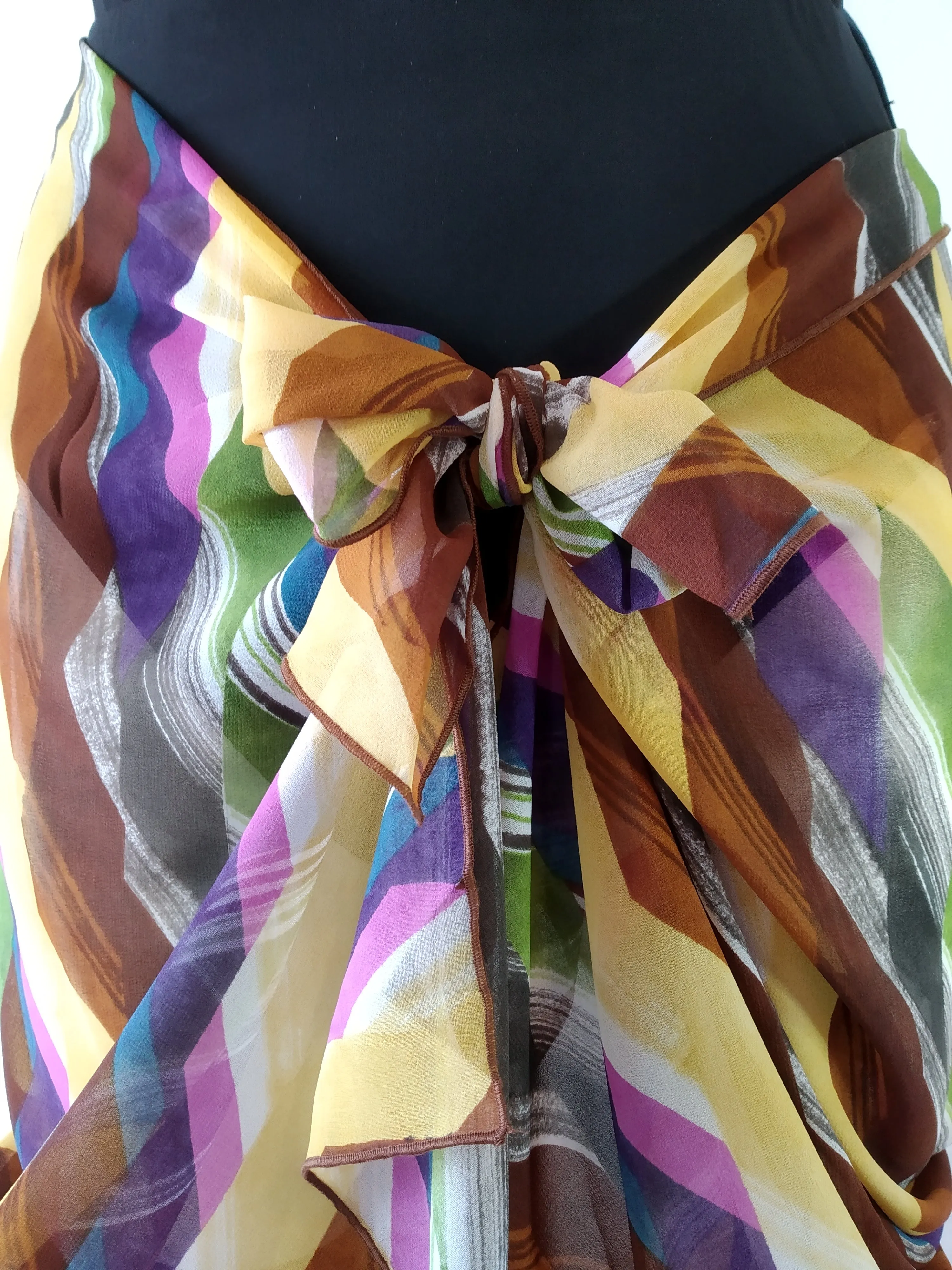 Multicolor Pareo skirt