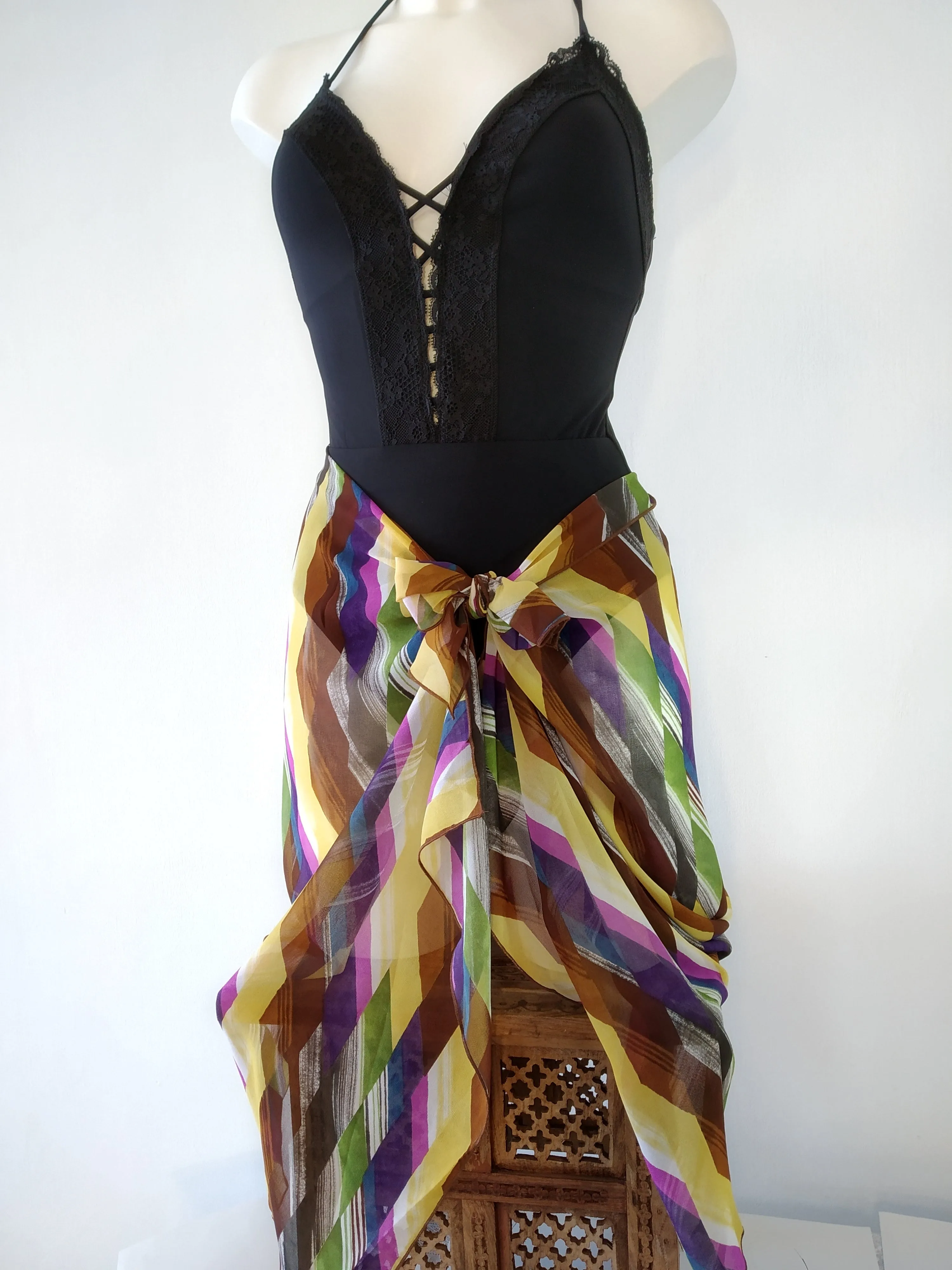 Multicolor Pareo skirt